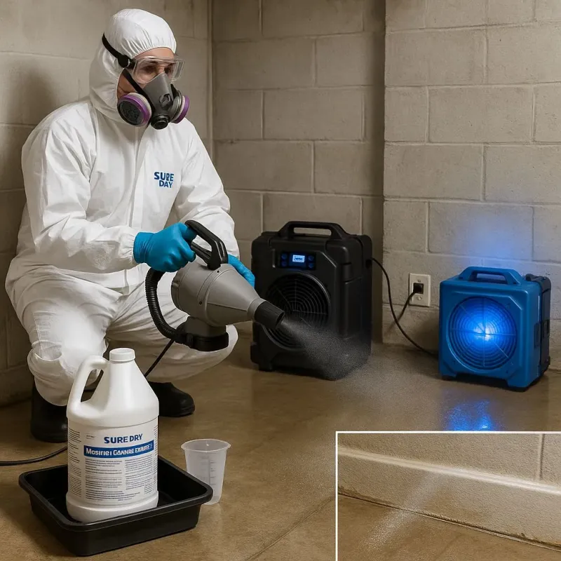 Sanitization and Odor Removal process in Gibson City, IL