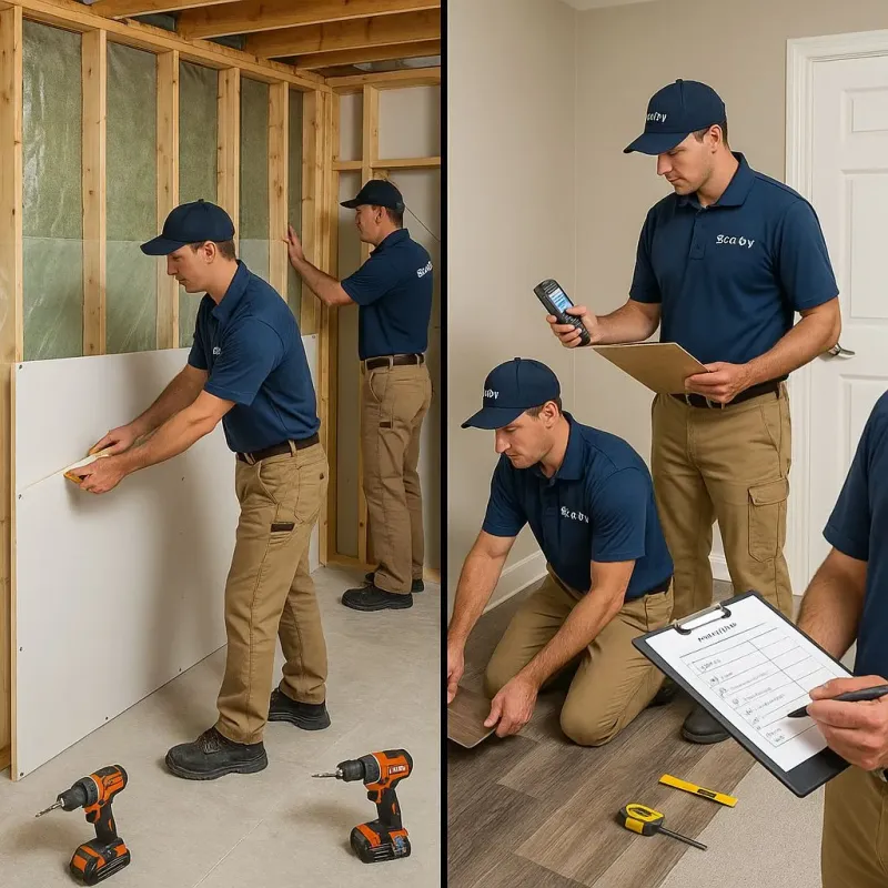 Repairs and Reconstruction process in Gibson City, IL
